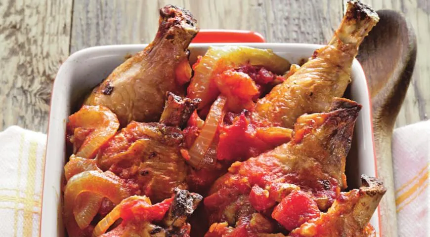 Цыпленок качиаторе в духовке