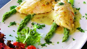 Рецепты с сырами, сливками и спаржей