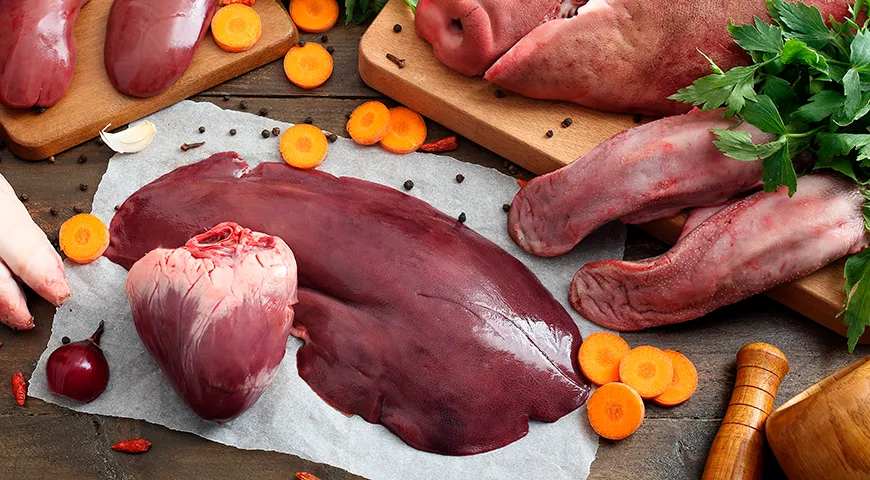 Аромат у свежих субпродуктов сладковатый, молочный, без аммиачных ноток