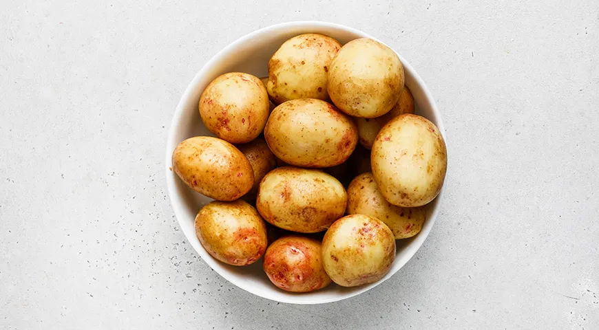 Жареная молодая картошка