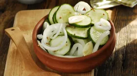 Простые рецепты с кориандром и огурцом