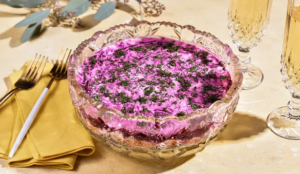 Салат «Вегетарианская шуба»