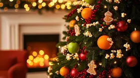 Как сделать съедобные украшения на елку