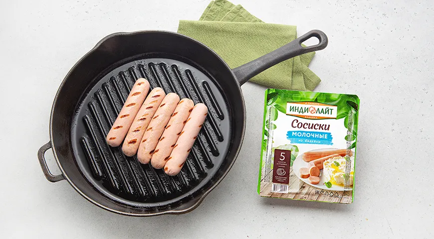 Гирос с сосисками