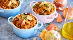 Блюда в духовке с белыми грибами