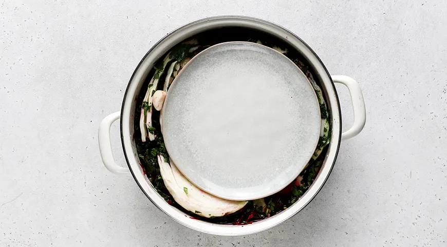 Капуста квашеная со свеклой по-грузински