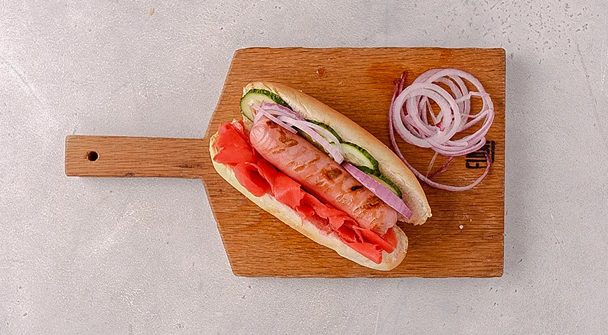 Хот-дог терияки