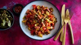 Рецепты с каперсами, мясом и томатами