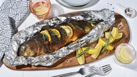 Терпуг, запеченный в фольге