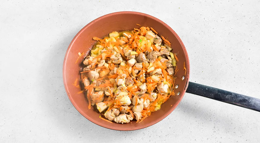 Гороховая каша с курицей