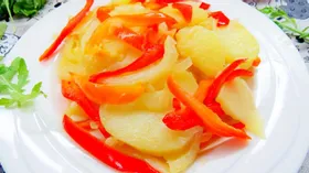 Картофель по-испански "Patata a lo pobre" 