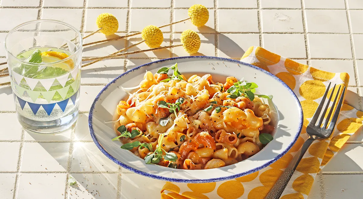 Ароматные макароны, тушеные с помидорами в сковороде – пошаговый рецепт приготовления с фото
