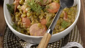 Простые рецепты со сметаной и горохом