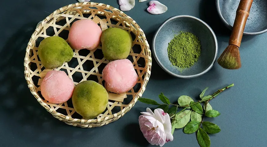 Японский десерт моти