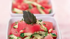 Рецепты с фруктами, орехами и огурцом