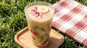 Кисель на растительном банановом напитке