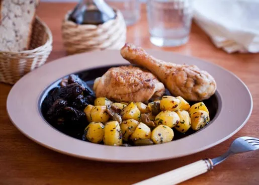 Курица с картошкой