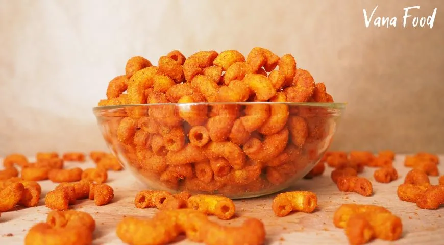 Закуска Хрустящие макароны. Чипсы из макарон