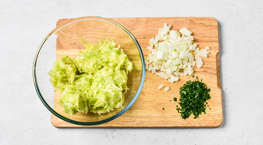 Лепешка из кабачков на сковороде