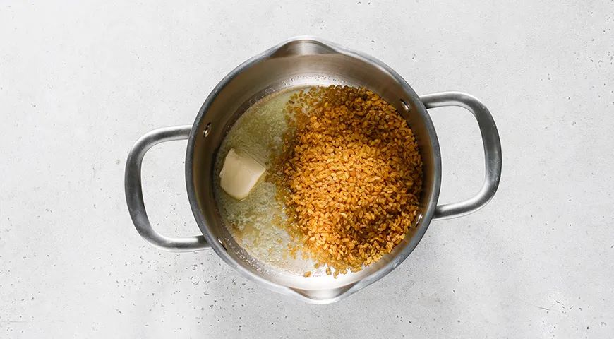 Каша из булгура на молоке