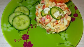 Рецепты с рыбой, яйцом и огурцом