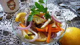 Рецепты с овощами, сельдью и яблоком
