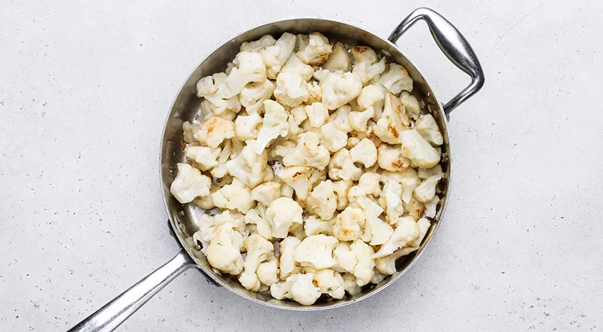 Цветная капуста в сметанном соусе