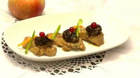 Рецепты с фруктами, клюквой и птицей