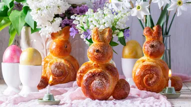 Пасхальные зайцы и кролики: уютная выпечка для праздничного стола
