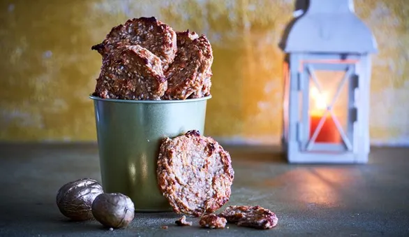 Печенье из кунжута и банана