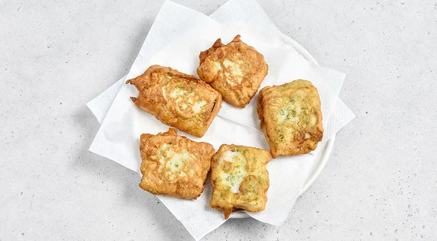 Жареная рыба в сметанном кляре