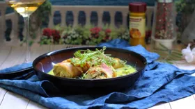 Рецепты с беконом, сливками и курятиной
