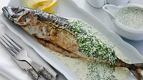 Рецепты с рыбой, молочной продукцией и укропом