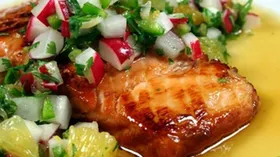 Рецепты с овощами, рыбой и апельсином