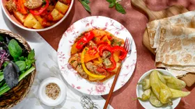 Рецепты с овощами и бараниной