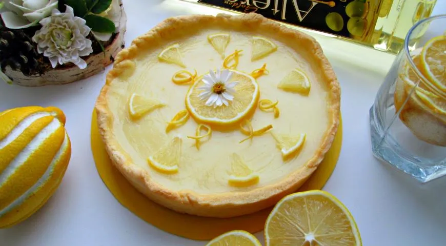 Рецепт нежного лимонного тарта
