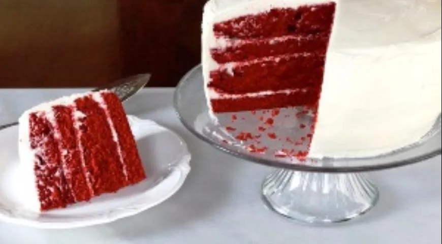 Торт «Красный бархат» в домашних условиях