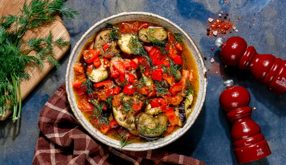 Баклажаны в микроволновке