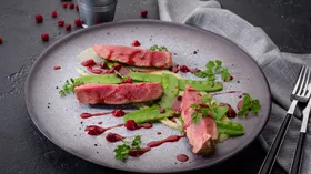 Рецепты на ужин с брусникой и мясом