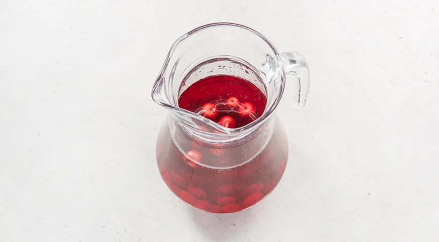 Кисель из компота и крахмала