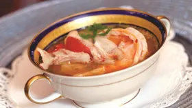 Рецепты с морепродуктами, кинзой и лемонграссом