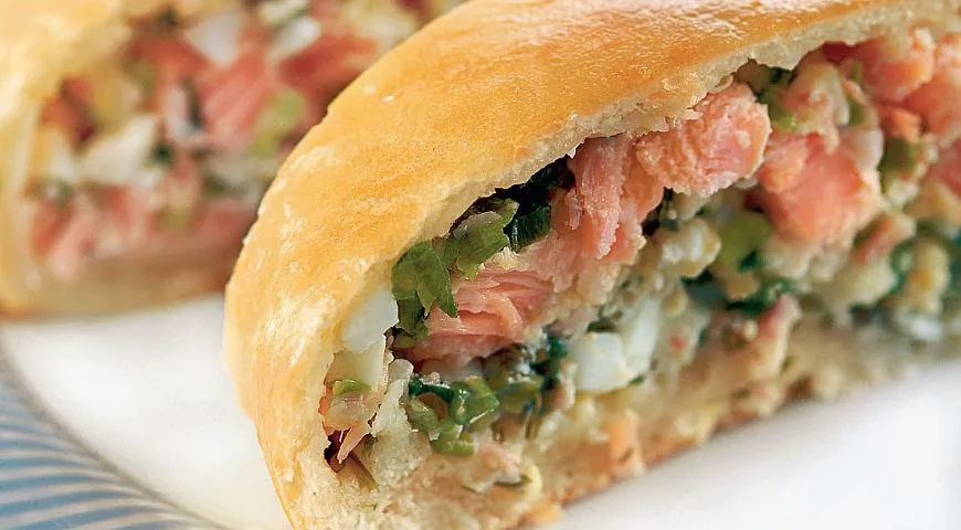 Рецепт скандинавского рыбного пирога с копченой горбушей