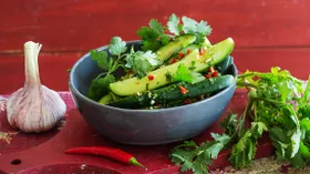 Заготовка с кинзой