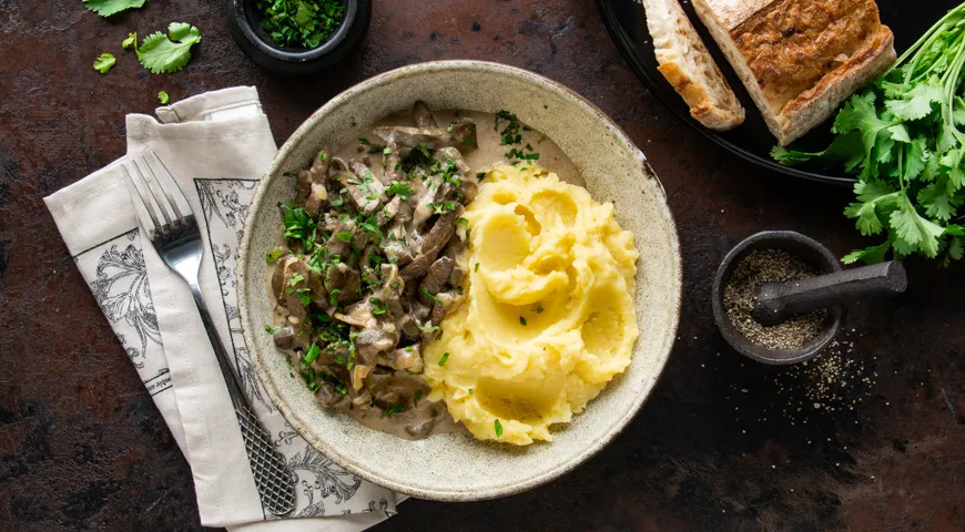 Рецепт мягкой говяжьей печени на сковороде