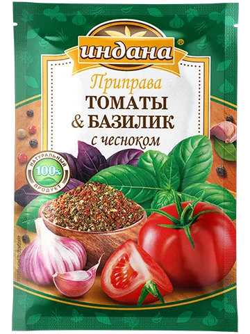 Приправа «Томаты, базилик с чесноком» Индана
