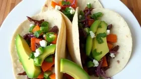 Овощные такос с авокадо
