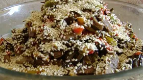Простые рецепты с баклажаном и кунжутом