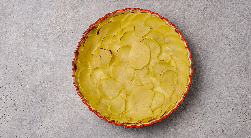 Киш с картофельной корочкой