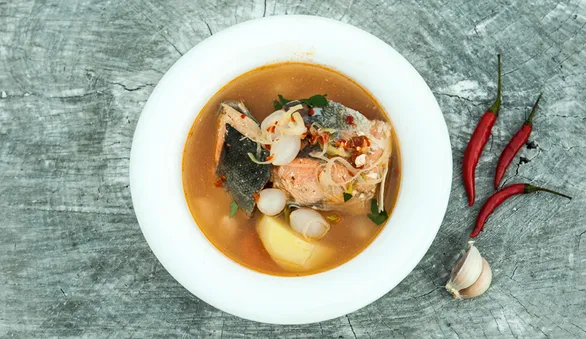 Красная уха с неркой