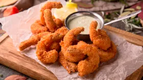 Креветки во фритюре